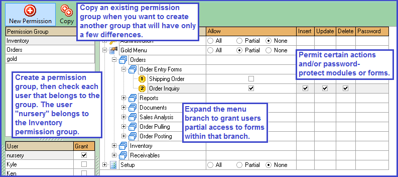 Permission Groups