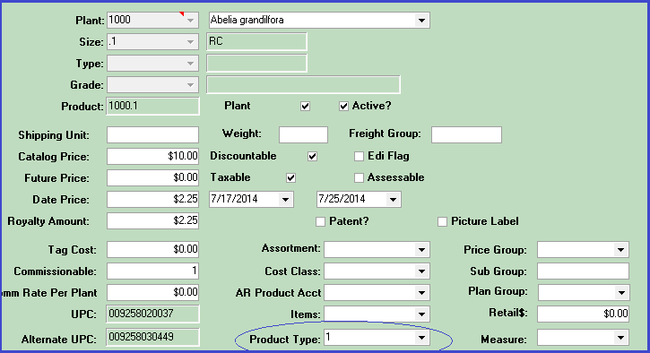 PT Product Catalog