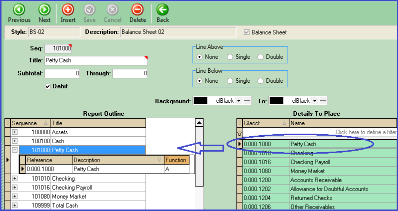 Move Accounts into Their Respective Sequences